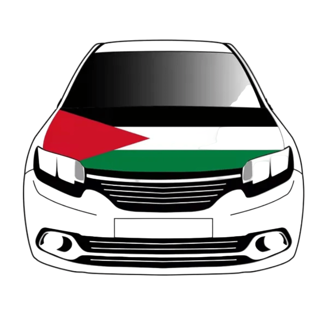 Palestine car hood Cover Flag - palestinewear