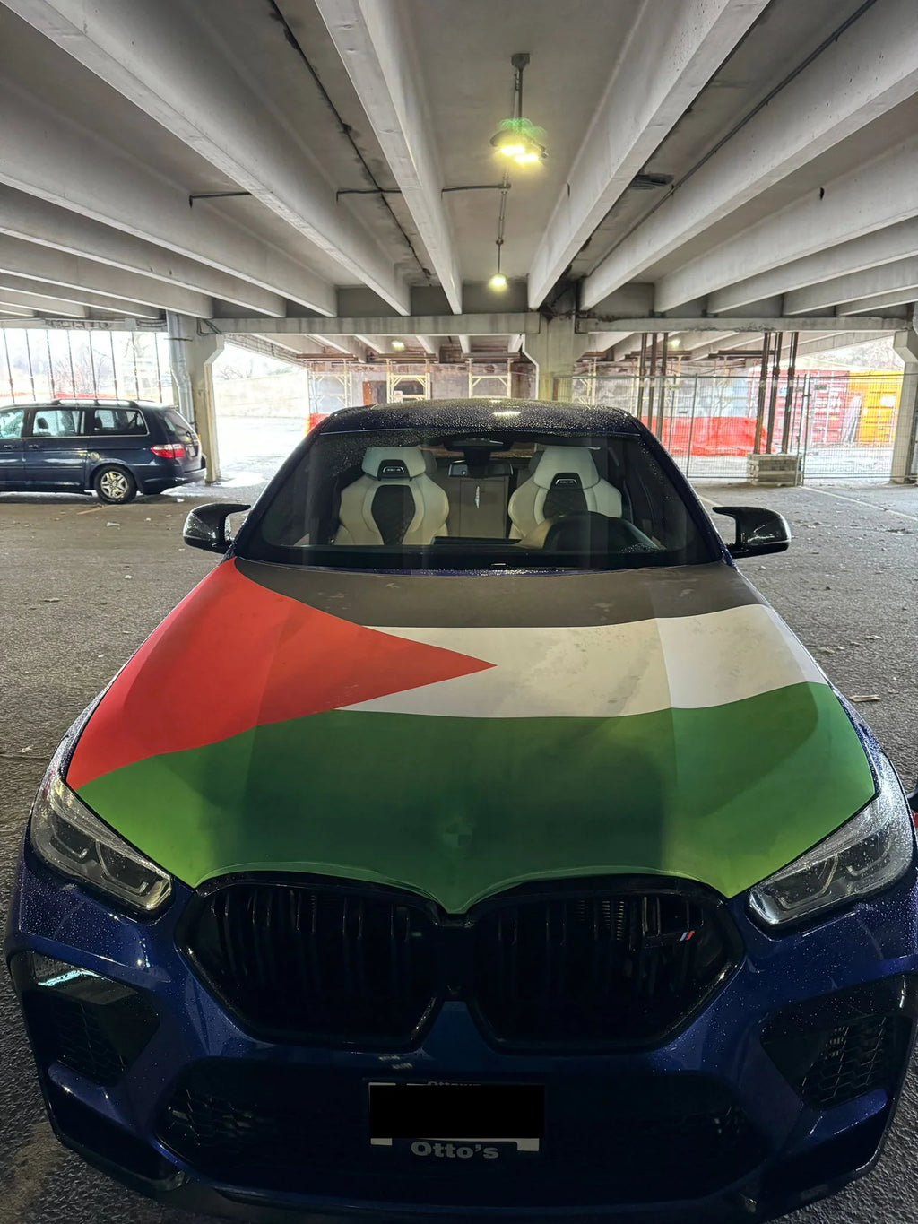 Palestine car hood Cover Flag - palestinewear